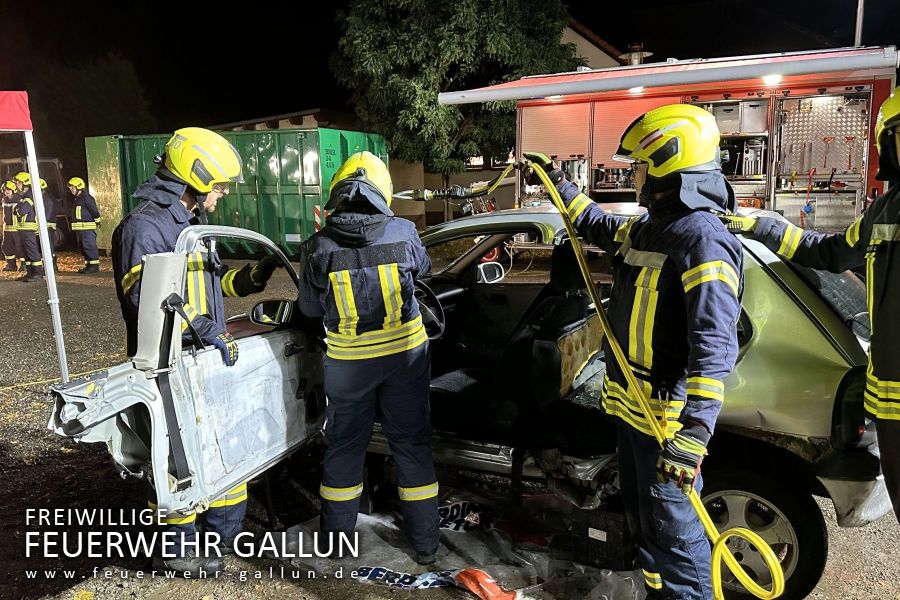 Ausbildung mit der Feuerwehr Mittenwalde